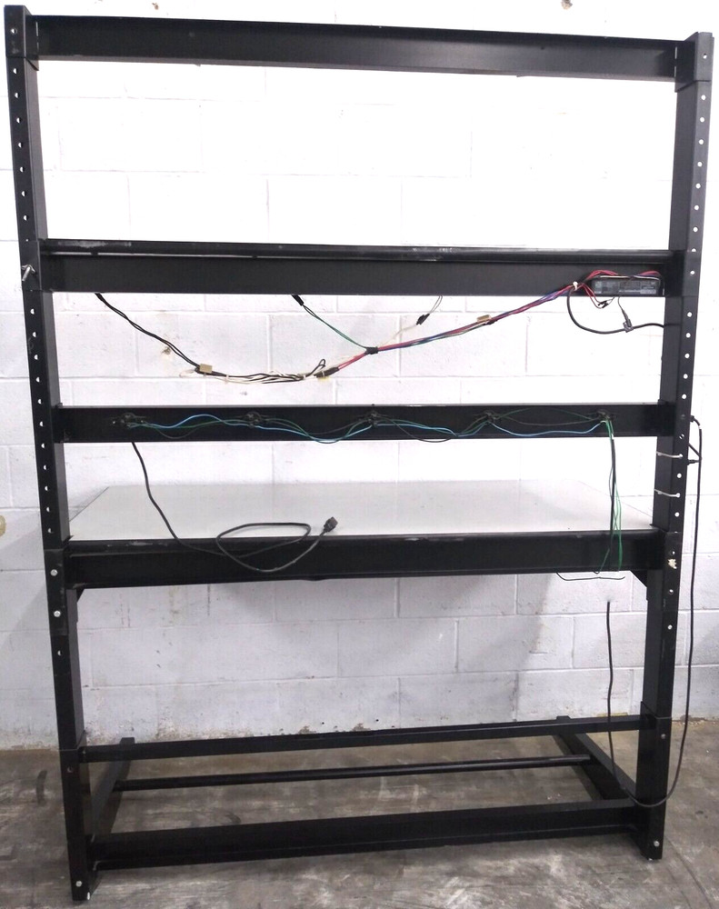 BLACK METAL WORK BENCH 2 X 32 W