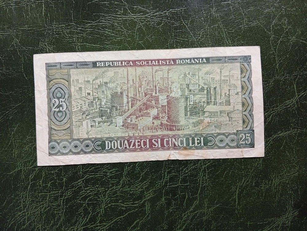ROMANIA Banknotes, 25 Lei 1966