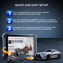 ThinkScan 689BT ECU Coding Scanner Bidirectional Auto Diagnostic Tool CANFD/DOIP