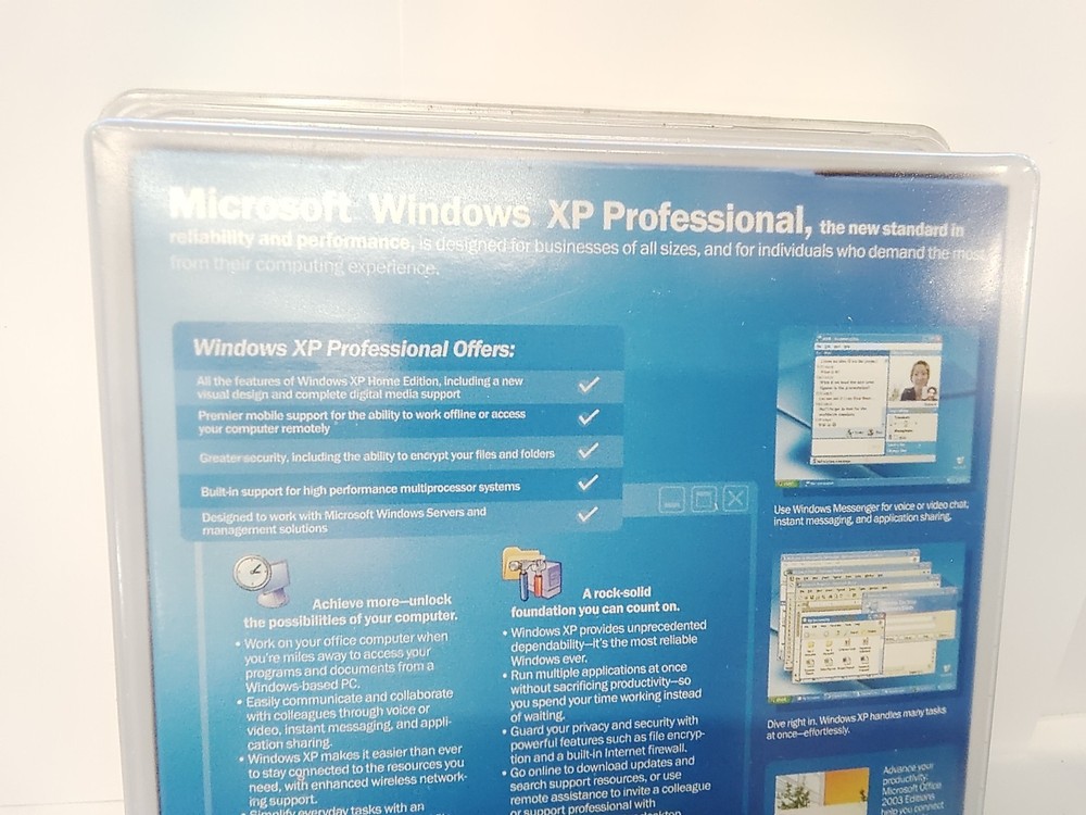 Microsoft Windows XP Professional Upgrade Version 2002 New Factory Sealed!!