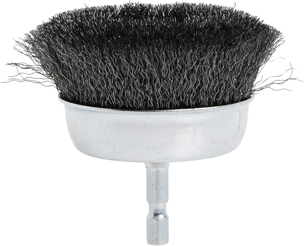 Versatile Fine Grit Wire Cup Brush - Removes Scale, Rust & Paint Efficiently