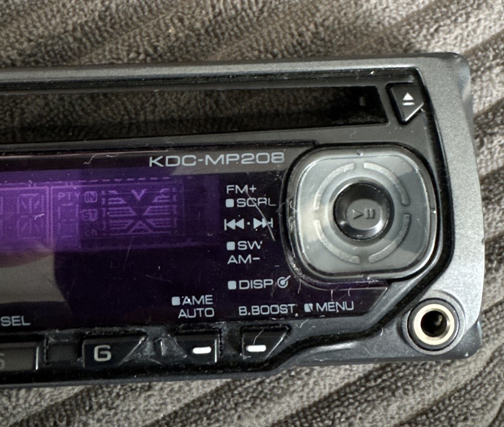 Kenwood KDC-MP208 *Faceplate Only*