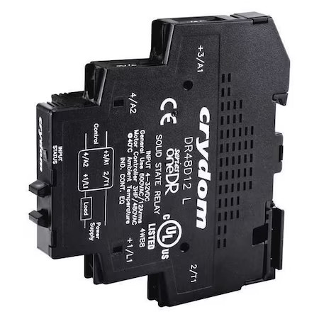 Crydom Dr10d12 Solid State Relay, 3 Phase, Screw Clamp, Din Rail, Fet
