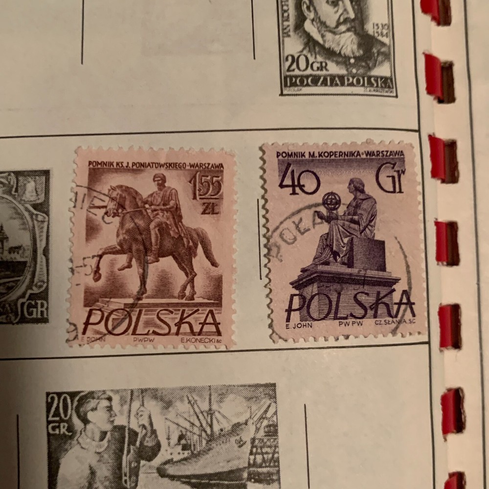 Pioneer Stamp Collecting Book With Stamps Copyright 1960 H. E. Harris