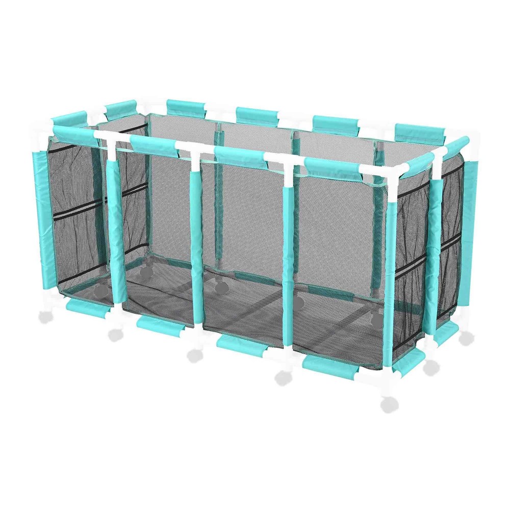 AplusChoice 274 Gallon Mesh Pool Storage Bin Replacement Mesh Cover 12 Wheels