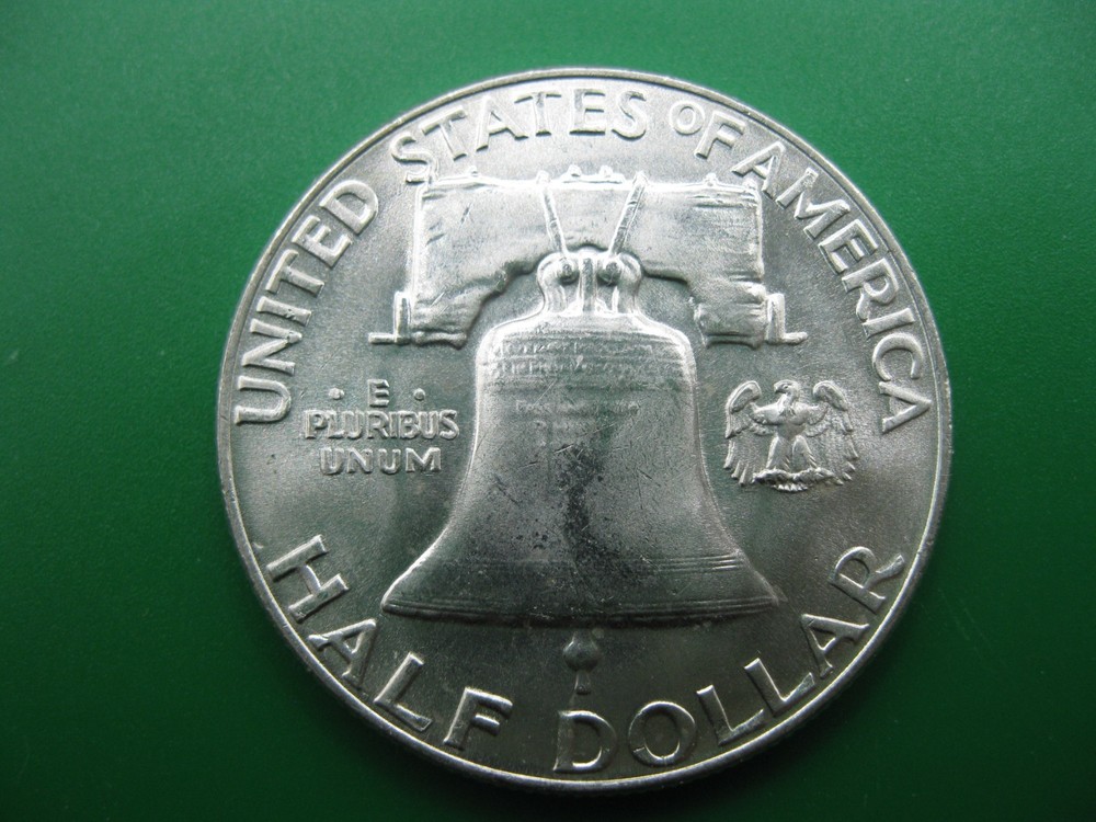 1959 Franklin Half Dollar Gem+ BU with FBL!!