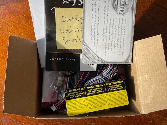 Avital 4103LX Remote Start with Two 4-Button Remotes - Black