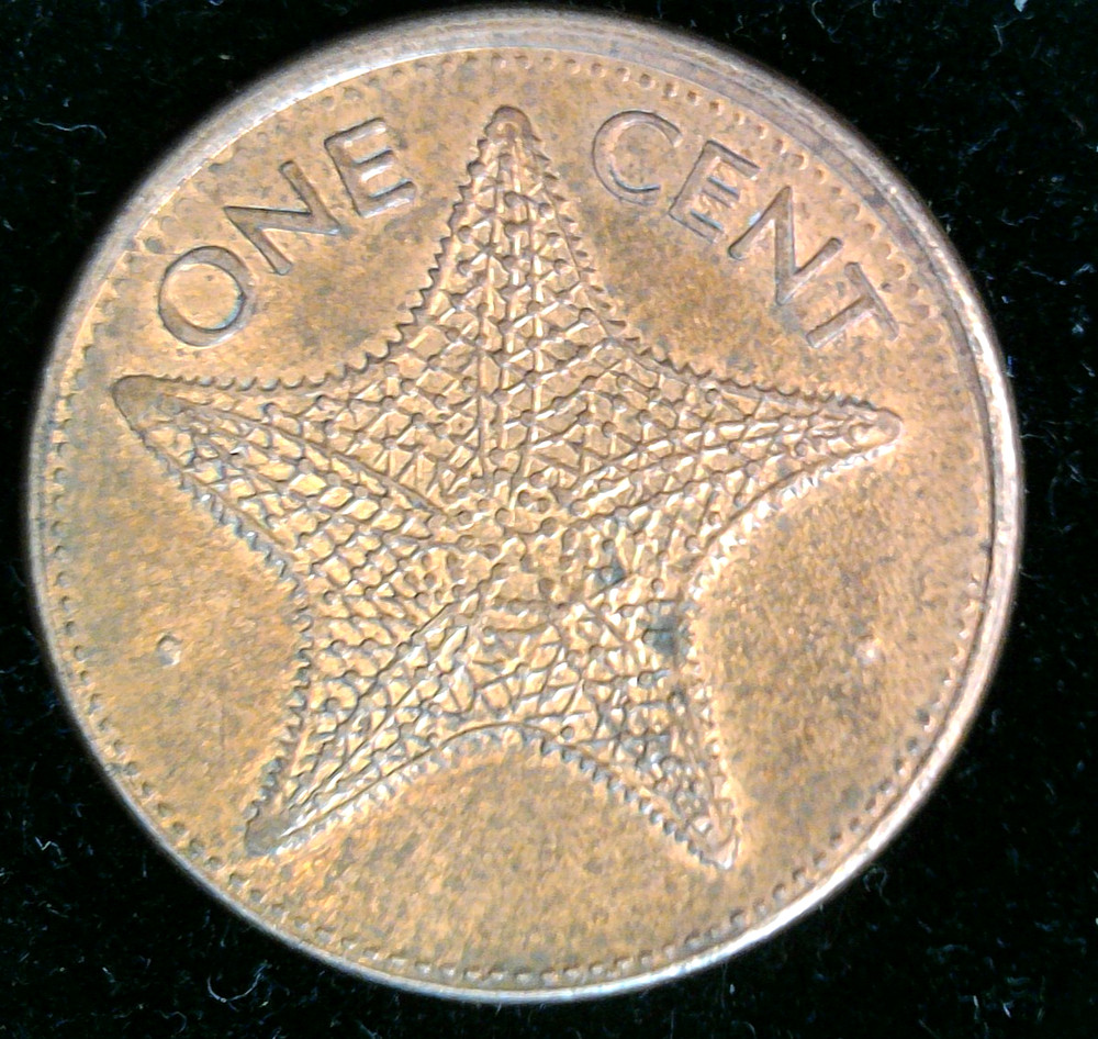 1997 Starfish penny