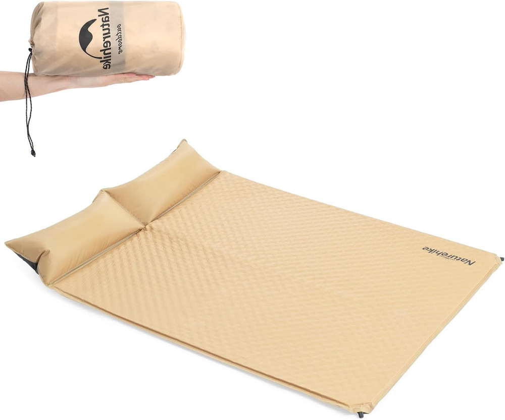 Camping Sleeping Pad with Quick-Inflating, Ultralight Memory Foam Sleeping Mat f