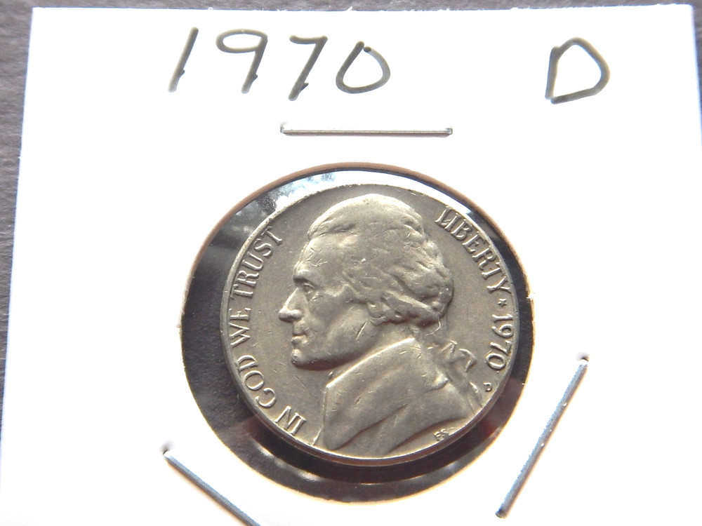 1970 (D) Jefferson Nickel