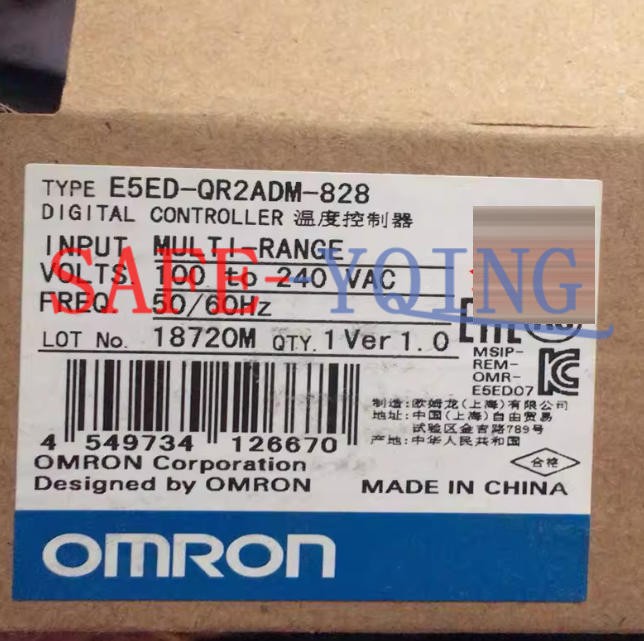 One Omron E5ED-QR2ADM-828 temperature controller New