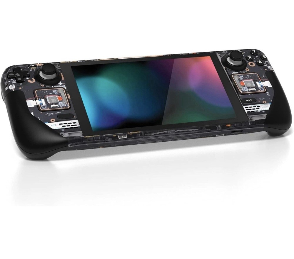 Steam Deck Vinyl Decal Skins LCD & OLED Transparent Tech Look