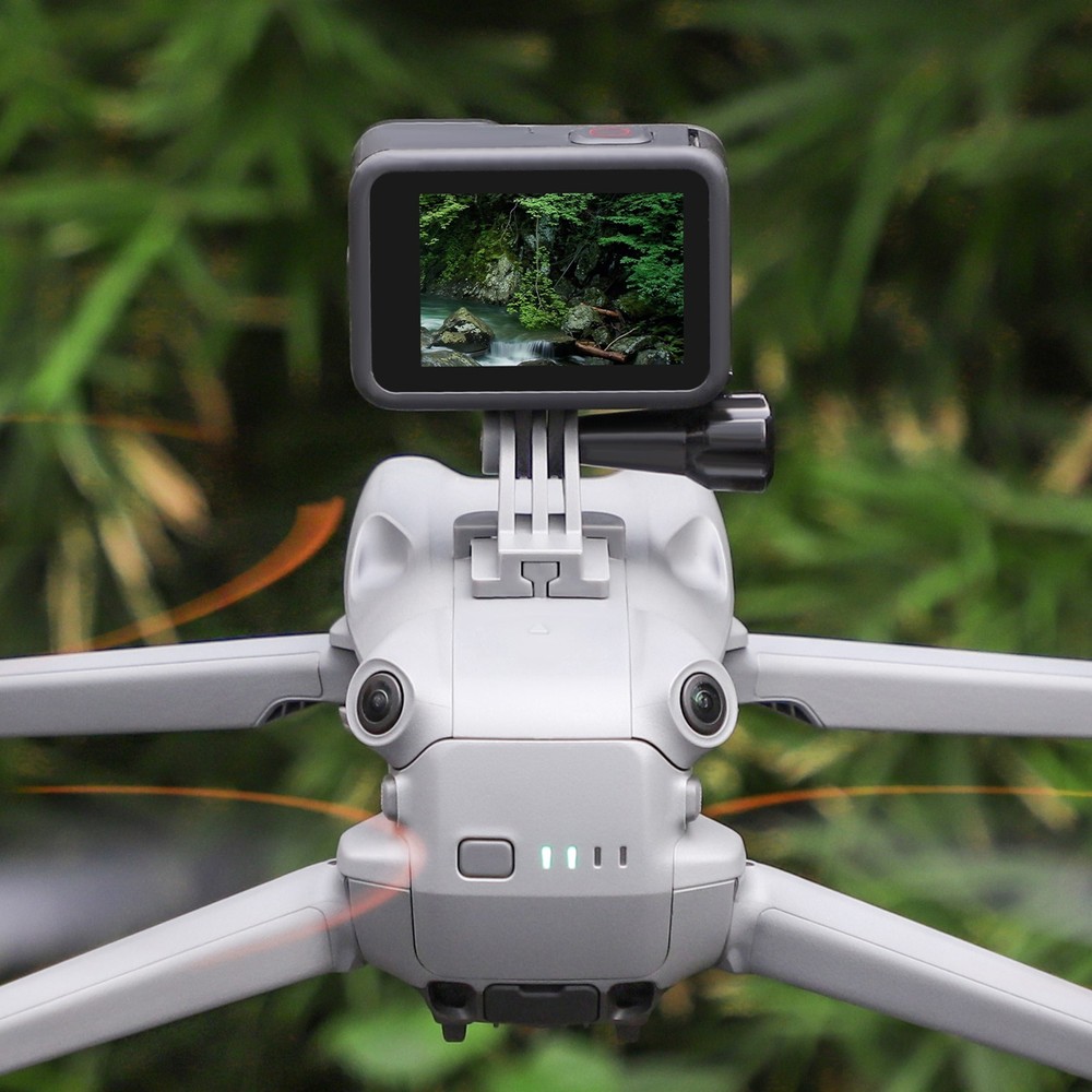 Action Camera Connector Fixed Base Adapter Mount For DJI Air 3 Drone Accessories