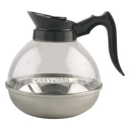 Crestware Pd64 Black 64 Oz Coffee Decanter