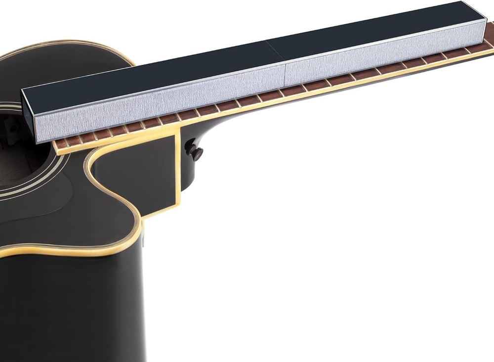 Guitar Fret Leveling Beam with Replacement Sandpaper Strips - Pro Luthier Tool