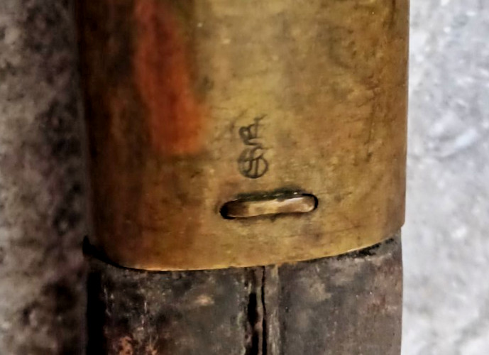 WWI Imperial German Dress Bayonet M1871 Style WKC Solingen Etched Unit Marked