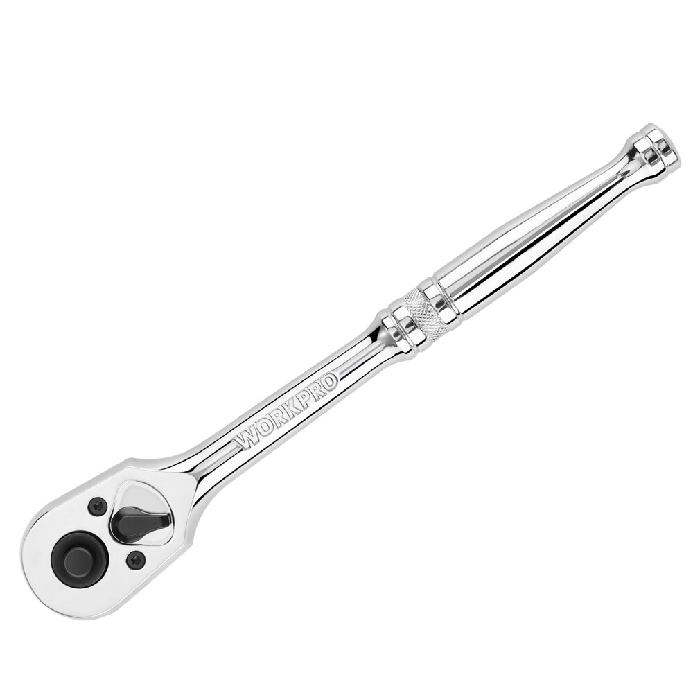 WORKPRO 1/2" Drive Ratchet Handle 72-Tooth Quick-Release Reversible Ratchet Sets