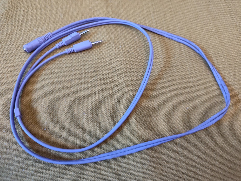 Used Acceptable Working Turtle Beach Recon Spark Audio Cable Purple