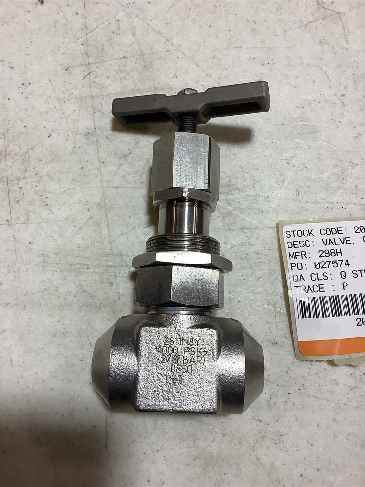 Hoke Globe Valve 1/2” 2811N8Y