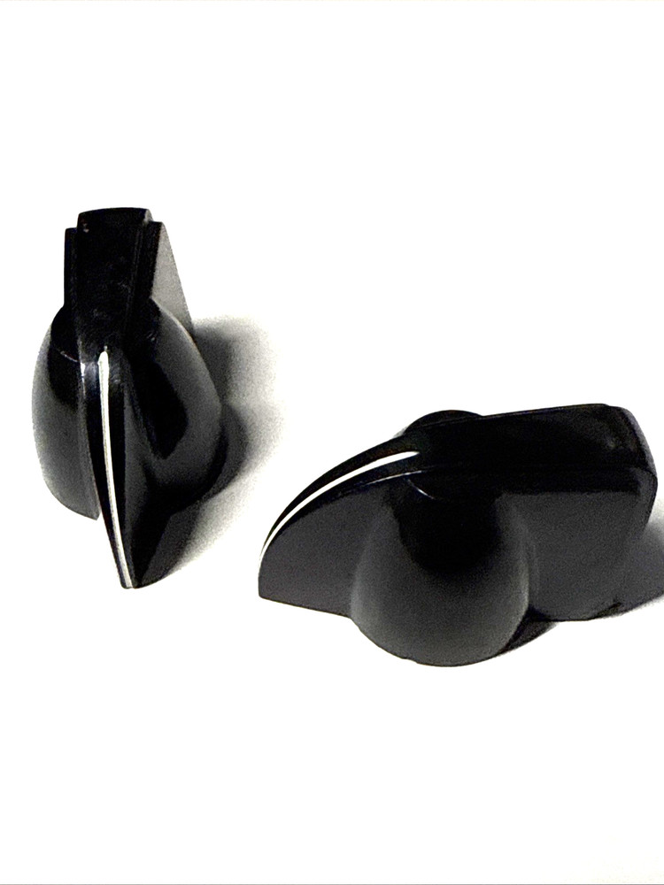 Large Chicken Head Knobs set of  2 - NOS