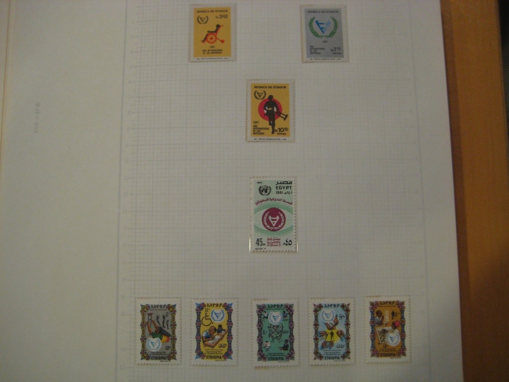 Disabled Year 1981 Collection - WDWPhilatelic (D7C) 4/26