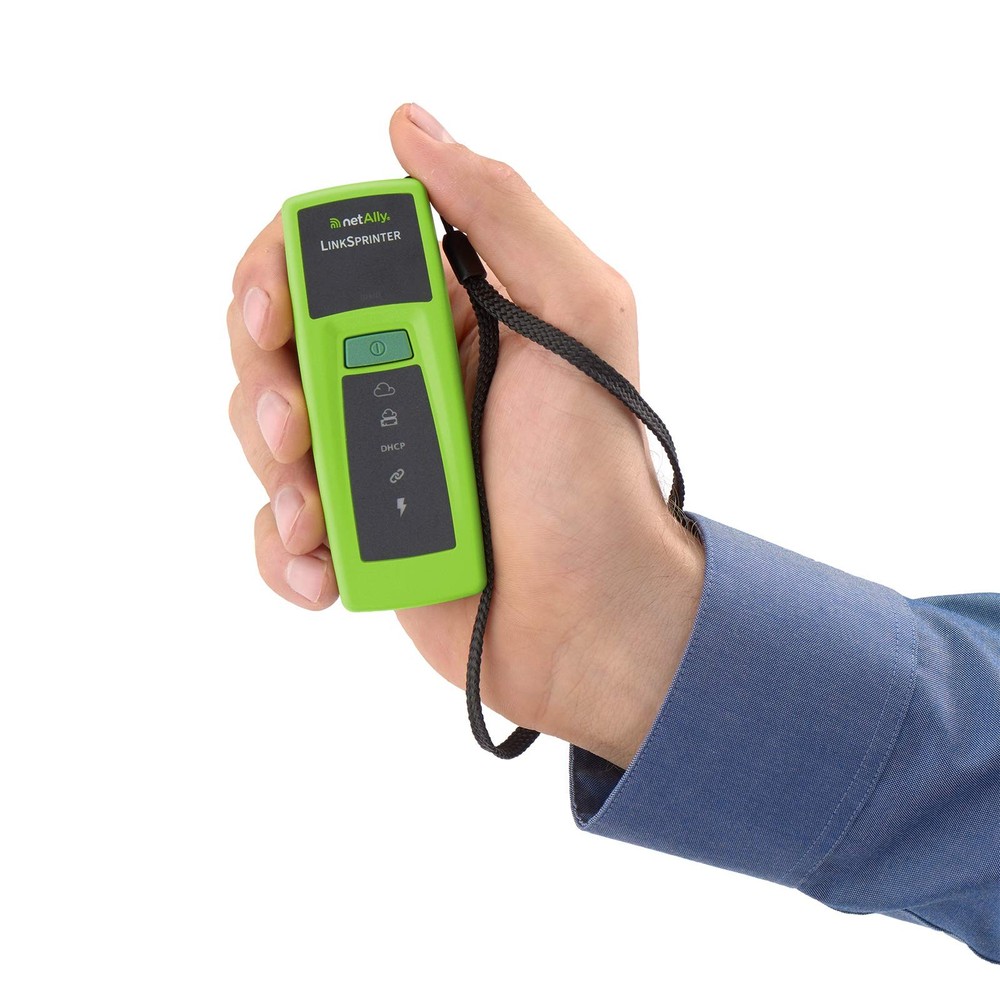 LinkSprinter Tester NetAlly 300 Pocket Copper Ethernet Network Second Checks