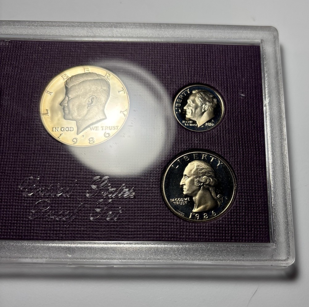 1986 US Mint Proof 5-Coin Set