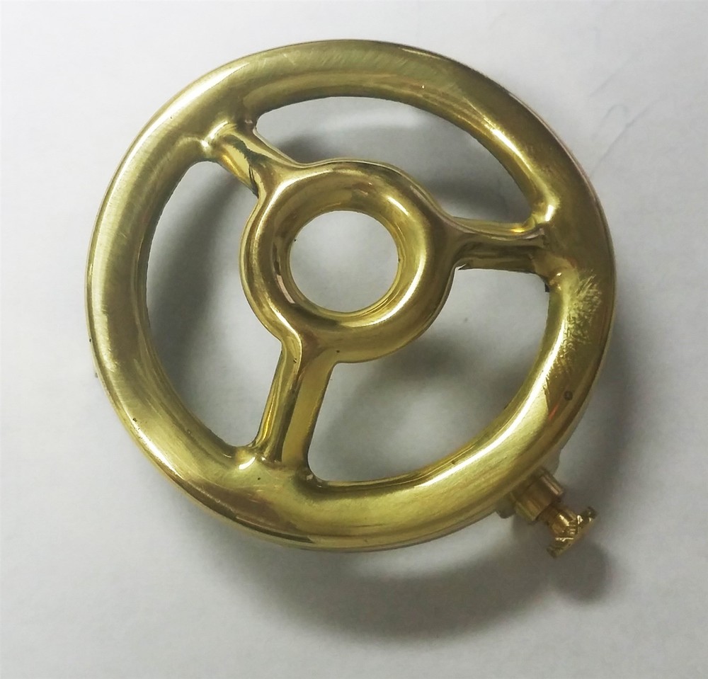 Victorian Cigar Lighter Globe Retaining Ring - Brass