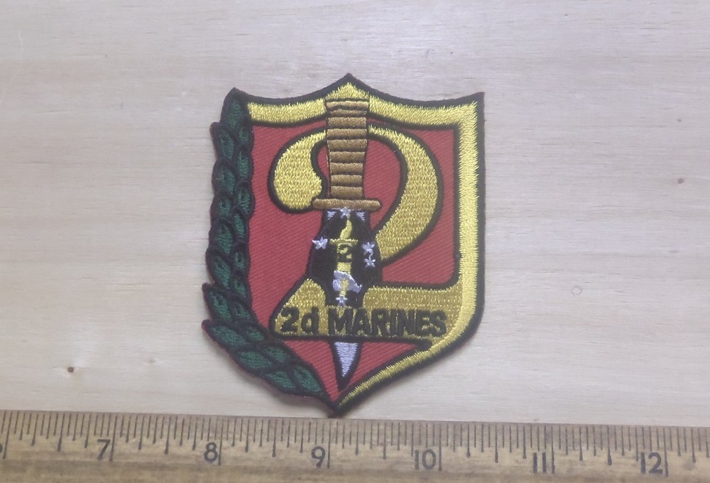 US Marine Corps - 2nd Marine Regiment Embroidered Patch