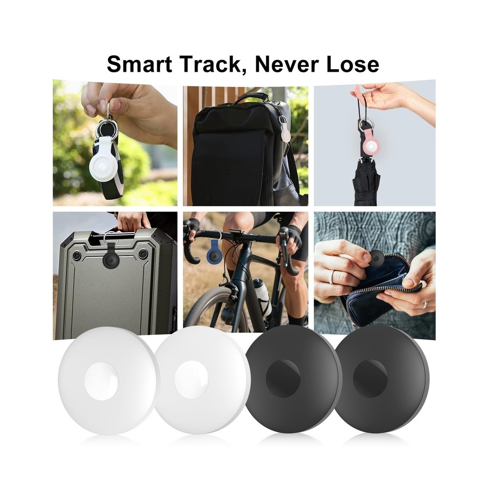 Air Tracker 4-Pack and 2pcs Extra Replaceable 2032 Batteries, Bluet... Fast Ship