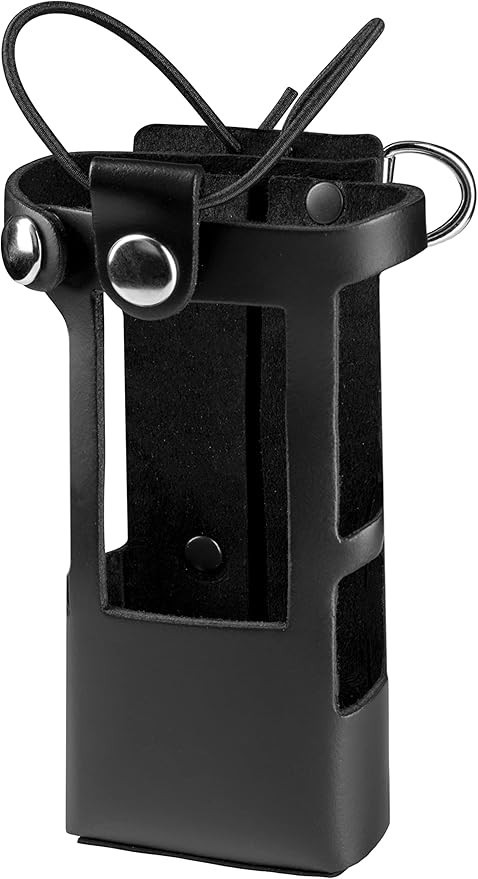 Perfect Fit Fireman's Leather Radio Holder for Motorola APX 6000 /8000 /XE