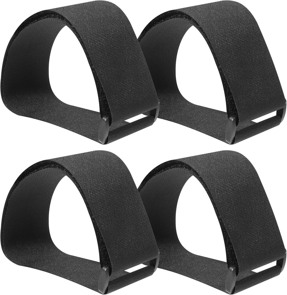 4 Pack Adjustable Non-Slip Elliptical Leg Exercise Straps