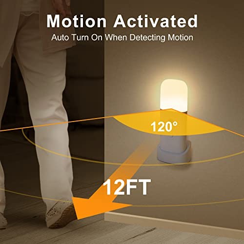 Motion Sensor Night Lights, Rechargeable nightlights One Pack Cool White