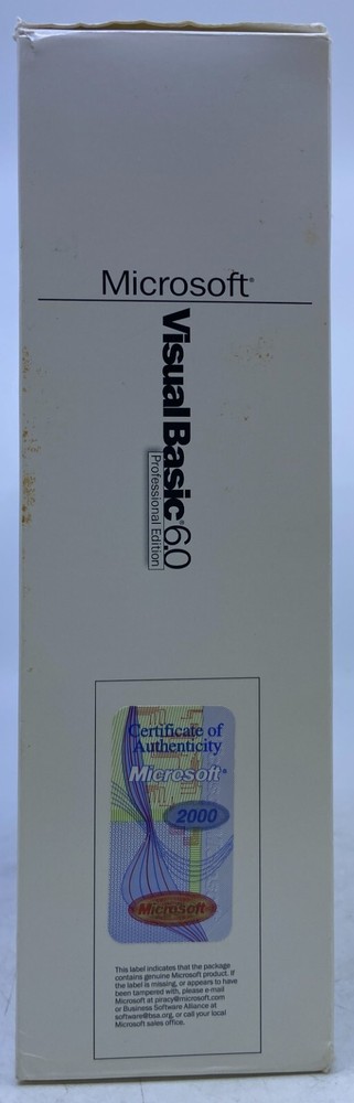 Microsoft Visual Studio 6.0 Professional Big Box Edition Collector's Vintage