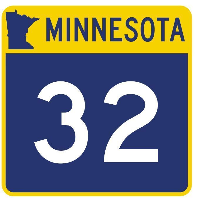 Minnesota State Highway 32 Sticker Decal