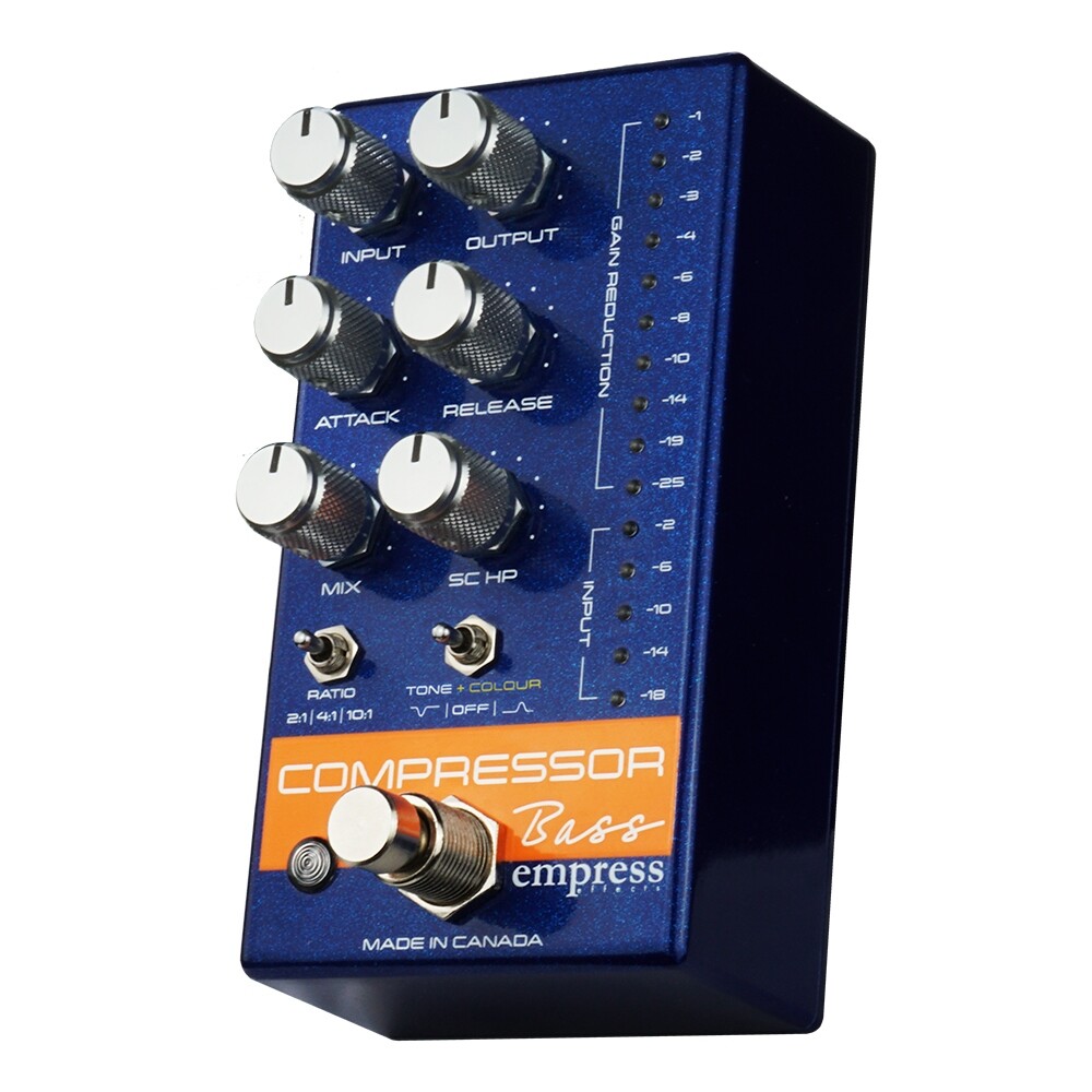 Empress Bass Compressor Pedal, All Analog, Blue