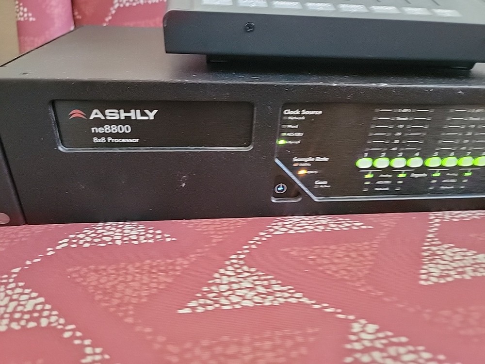 Ashly Protea ne8800 8x8 Audio Matrix Processor - Great condition And Ashly Fr-8