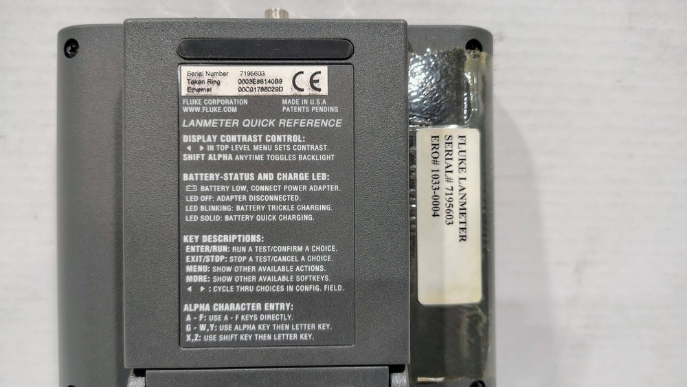 FLUKE 686 Enterprise LANMeter Handheld Network Diagnostic Tool 10/100 Ethernet