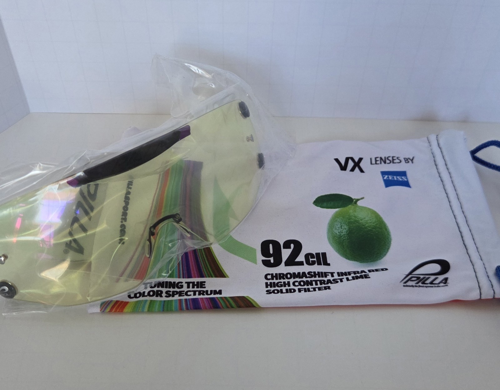 Pilla Outlaw X6 Safety Glasses Set, Interchangeable Lenses, Pink/Yellow/Blue