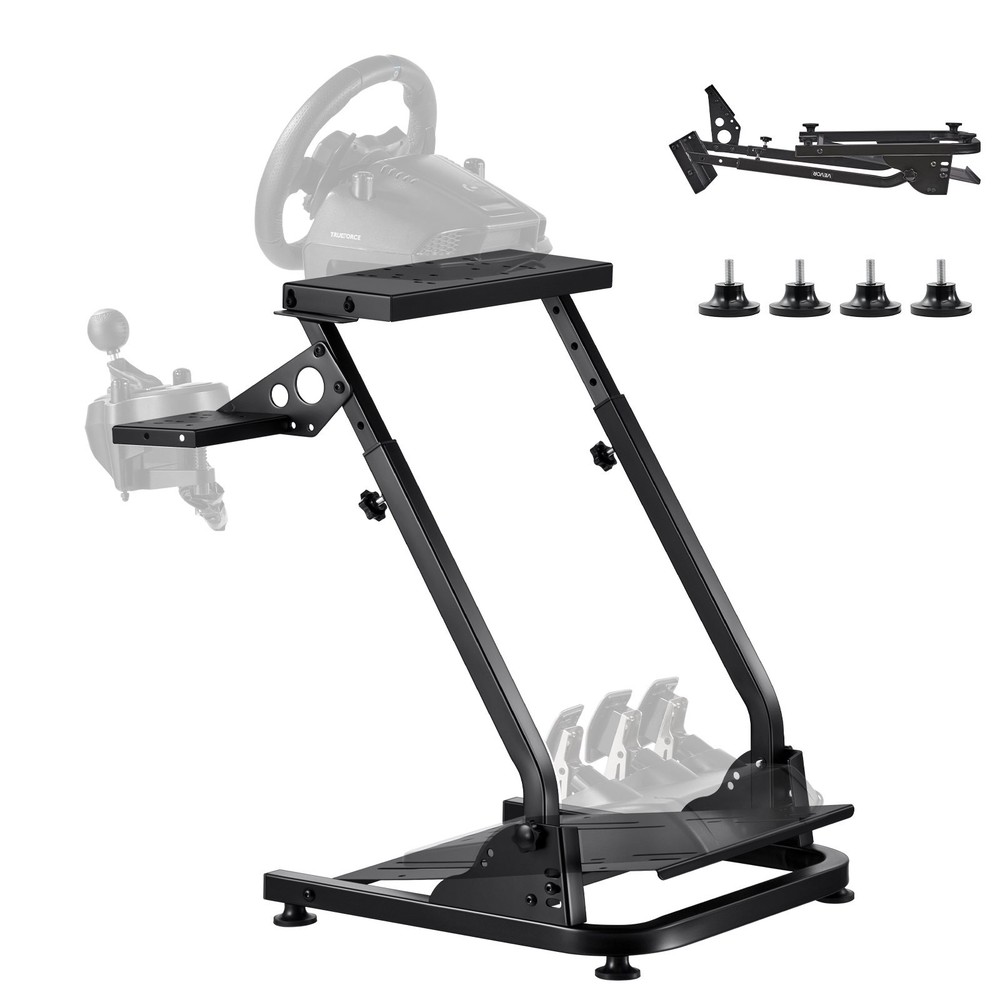 [New]Racing Wheel Stand,Adjustable & Foldable Simulator Stand for Logitech G29 G