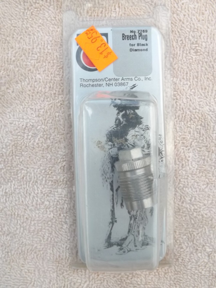 TC THOMPSON CENTER BLACK DIAMOND BREECH PLUG #7769 INLINE RIFLE MUZZLELOADER