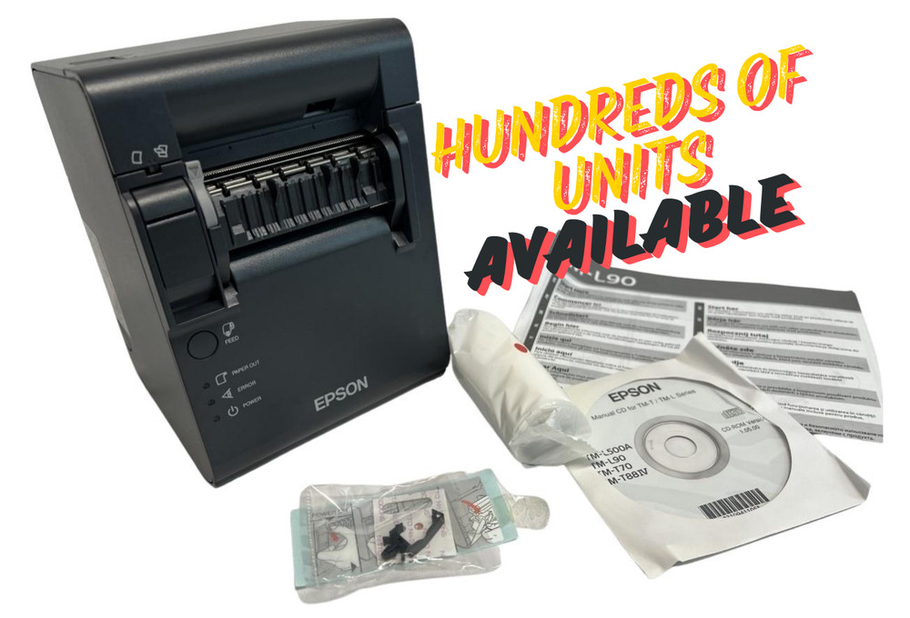 Epson TM-L90 TML90 Plus Receipt Printer M313C with USB Interface W/ AC Adapter