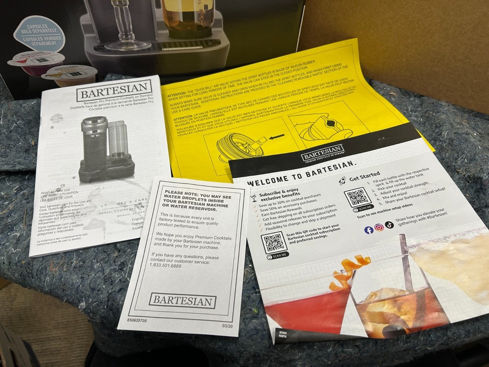 Bartesian Duet Premium Cocktail Machine, 2-Bottle, 55310G
