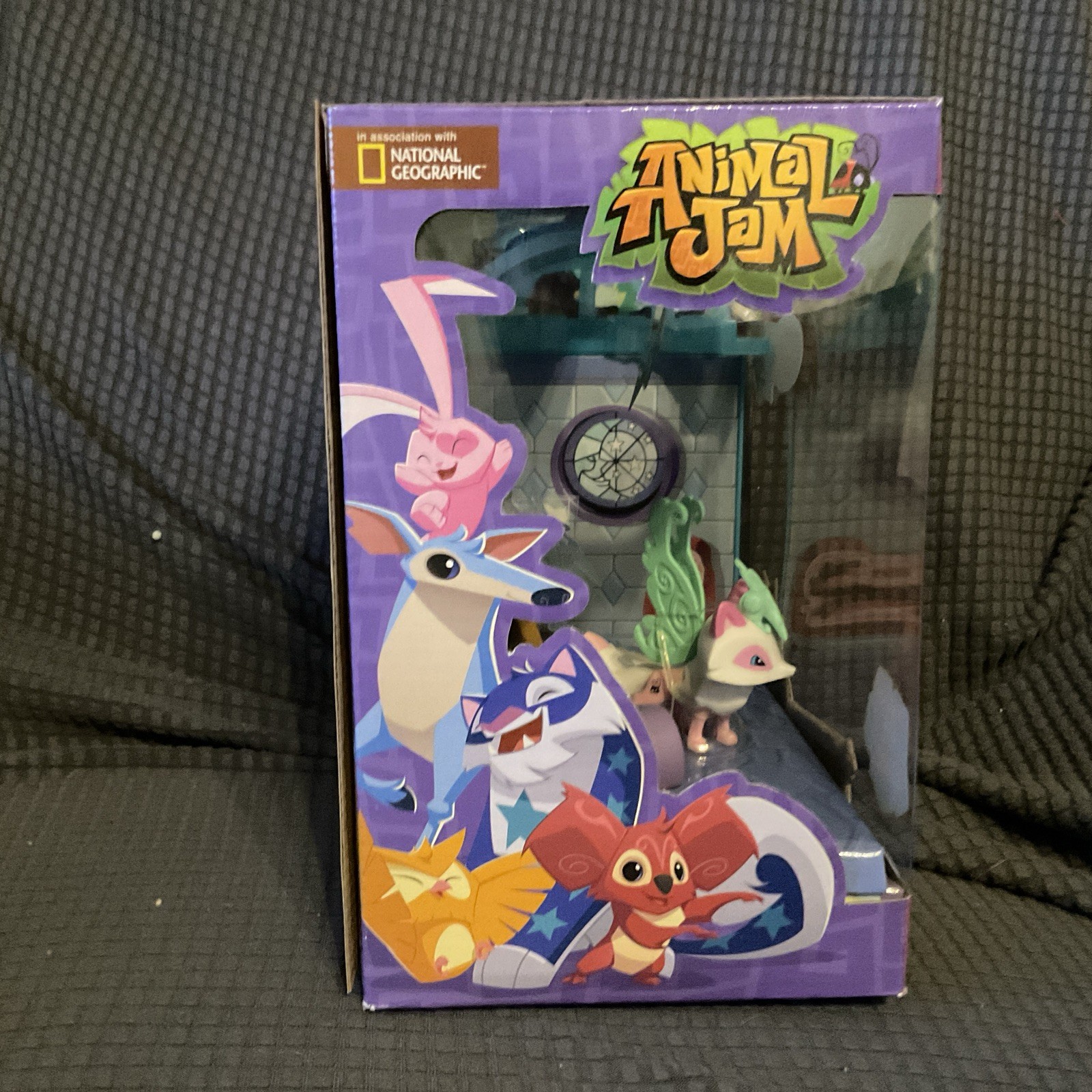 Crystal Palace Den Playset NatGeo Animal Jam Exclusive Arctic Fox, Quick Ship