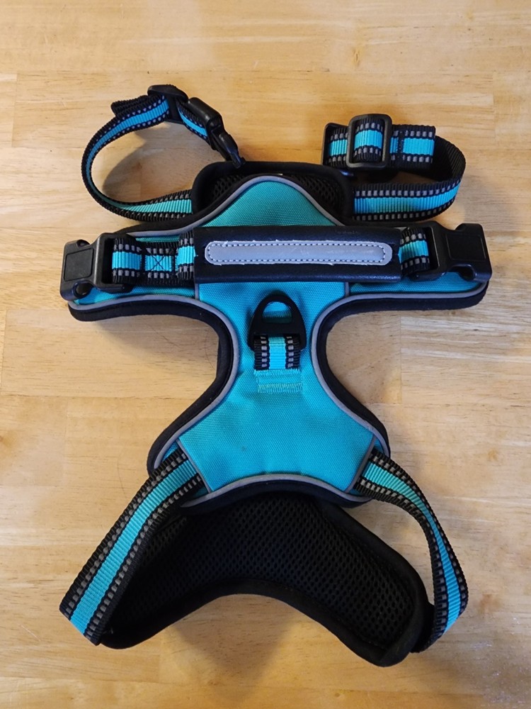 Canple Medium Dog Harness Blue/Teal, Great Condition