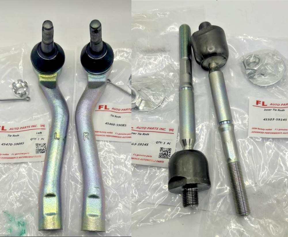 For Lexus LS460 2007-2017 Front Inner & Outer Steering Tie Rot End L&R 4PC