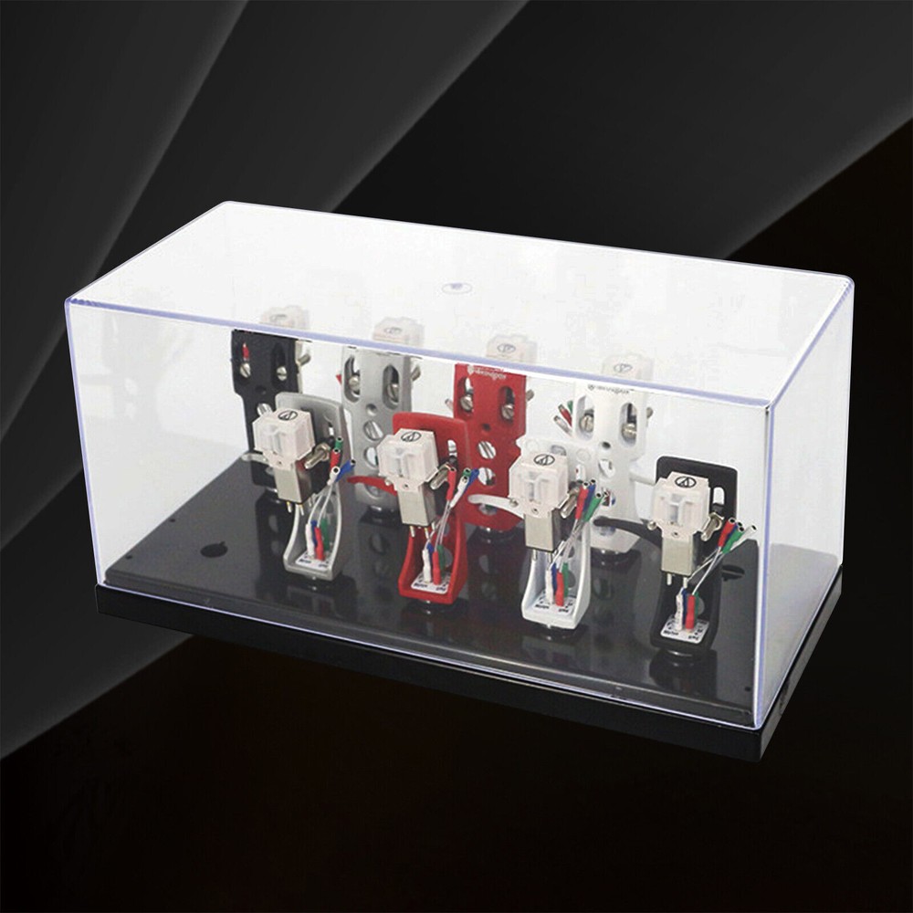 Acrylic Box Turntable Stylus Holder Headshell Cartridge Keeper Phono Shell Case