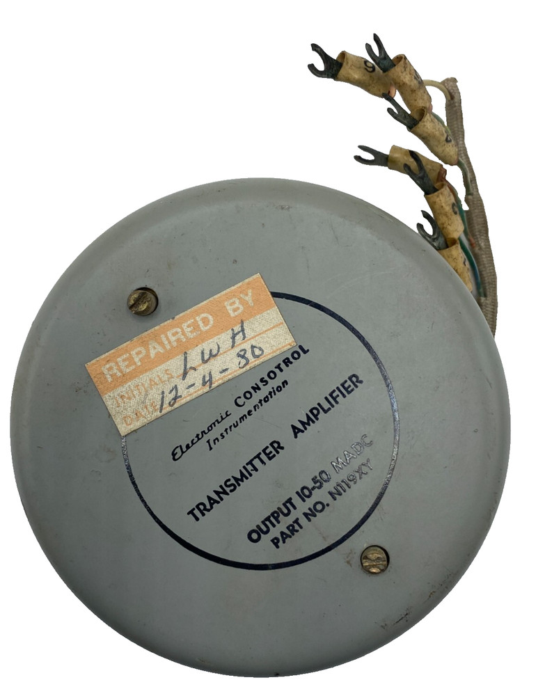 FOXBORO ELECTRONIC CONSOTROL N119XY TRANSMITTER AMPLIFIER 10-50 MADC