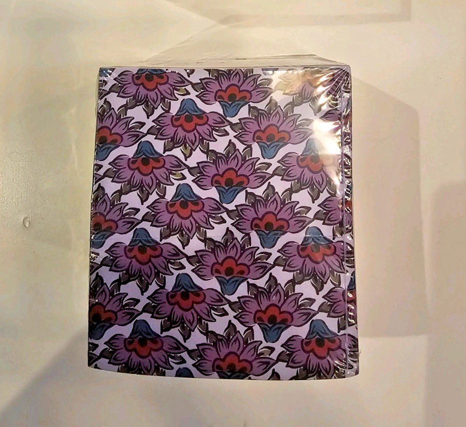 Vera Bradley Scaevola Fan PRINTED NOTE CUBE (New & Sealed)