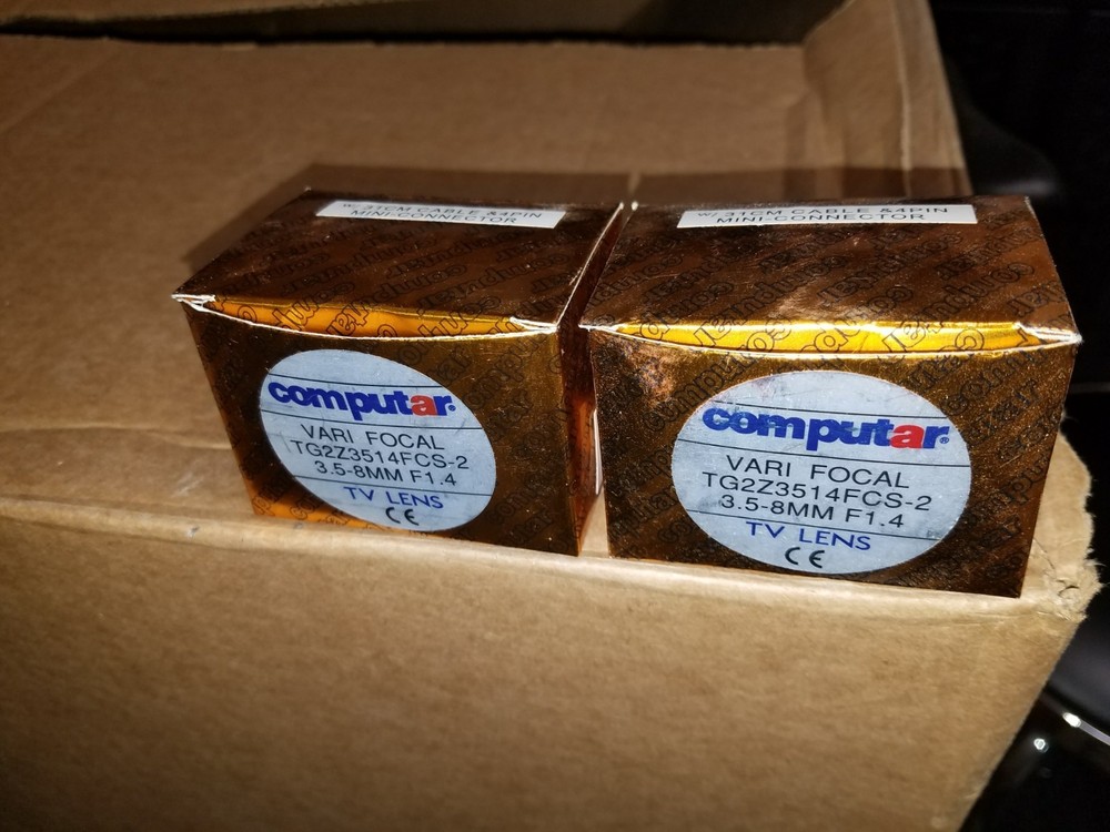 Lot 2 Computar TG2Z3514FCS-2 CCTV lenses
